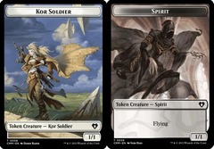Kor Soldier (0008) // Spirit (0039) Token (Commander Masters)